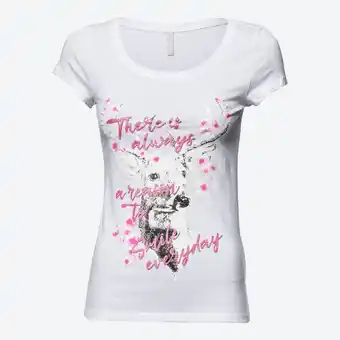 NKD Damen-T-Shirt mit Trachten-Frontaufdruck Angebot