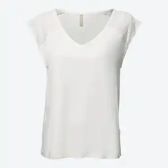 NKD Damen-T-Shirt mit Spitzeneinsatz Angebot