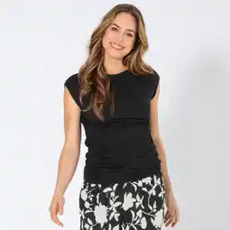 NKD Damen-T-Shirt mit seitlicher Raffung Angebot