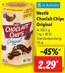 Lidl Nestlé Choclait Chips Original Angebot