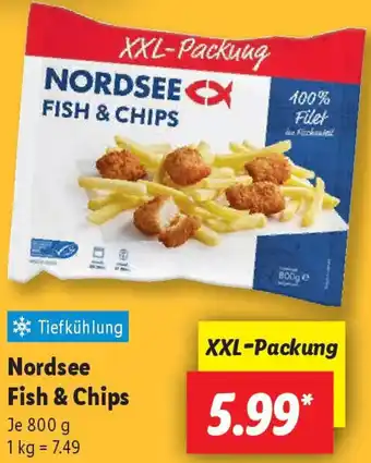 Lidl Nordsee Fish & Chips Angebot