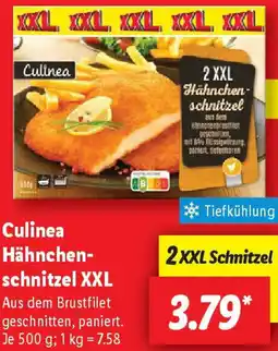 Lidl Culinea Hähnchenschnitzel XXL Angebot