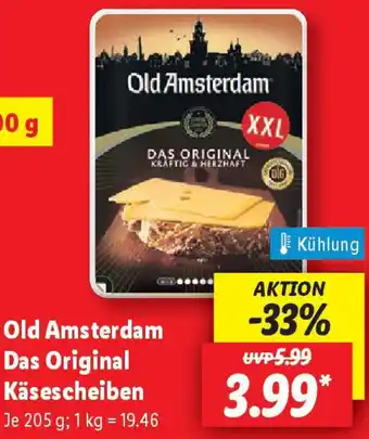 Lidl Old Amsterdam Das Original Käsescheiben Angebot