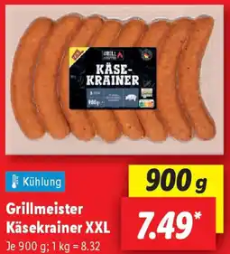 Lidl Grillmeister Käsekrainer XXL Angebot