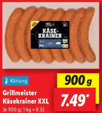 Lidl Grillmeister Käsekrainer XXL Angebot