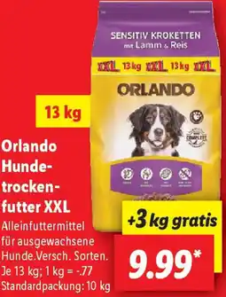 Lidl Orlando Hundetrockenfutter XXL Angebot
