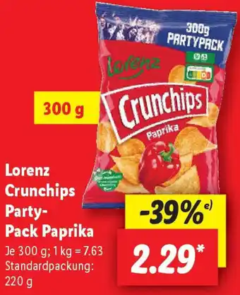 Lidl Lorenz Crunchips Party Pack Paprika Angebot