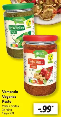 Lidl Vemondo Veganes Pesto Angebot