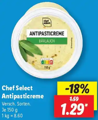 Lidl Chef Select Antipasticreme Angebot
