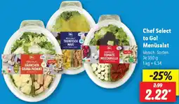 Lidl Chef Select to Go! Menüsalat Angebot