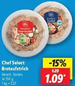 Lidl Chef Select Brotaufstrich Angebot