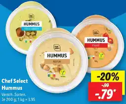 Lidl Chef Select Hummus Angebot