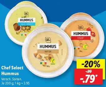 Lidl Chef Select Hummus Angebot