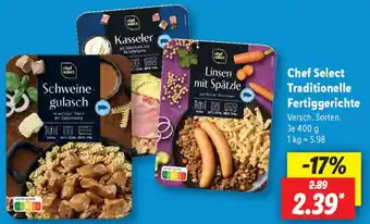 Lidl Chef Select Traditionelle Fertiggerichte Angebot