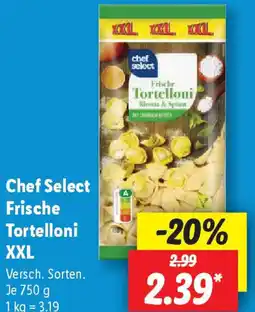 Lidl Chef Select Frische Tortelloni XXL Angebot