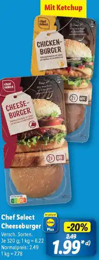 Lidl Chef Select Cheeseburger Angebot