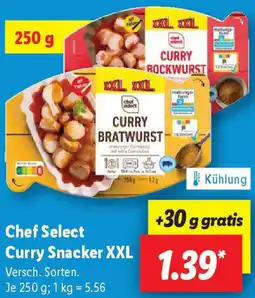 Lidl Chef Select Curry Snacker XXL Angebot