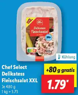 Lidl Chef Select Delikatess Fleischsalat XXL Angebot