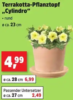 Thomas Philipps Terrakotta-Pflanztopf ,,Cylindro" Angebot