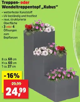 Thomas Philipps Treppen- oder Wendeltreppentopf ,,Kubus" Angebot