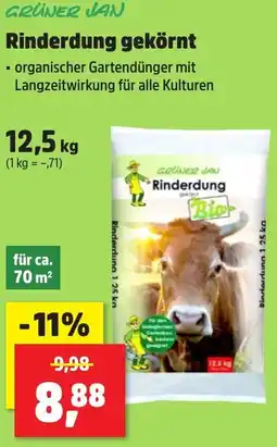Thomas Philipps GRÜNER JAN Rinderdung gekörnt Angebot