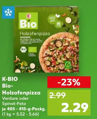 Kaufland K-BIO Bio- Holzofenpizza Angebot