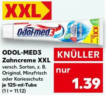 Kaufland ODOL-MED3 Zahncreme XXL Angebot