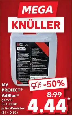 Kaufland MY PROJECT AdBlue Angebot