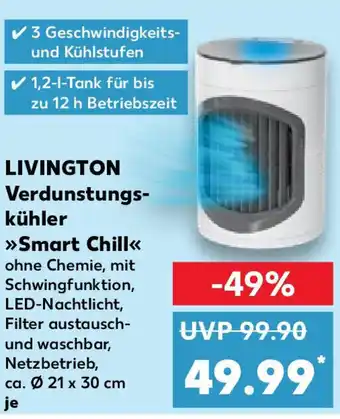 Kaufland LIVINGTON Verdunstungs- kühler Smart Chill Angebot