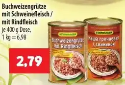 Mix Markt Buchweizengrütze mit Schweinefleisch/ mit Rindfleisch Angebot