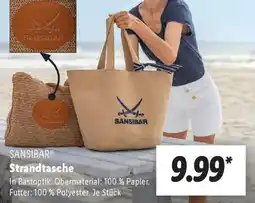 Lidl SANSIBAR Strandtasche Angebot