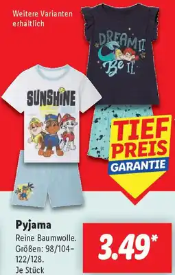 Lidl Pyjama Angebot