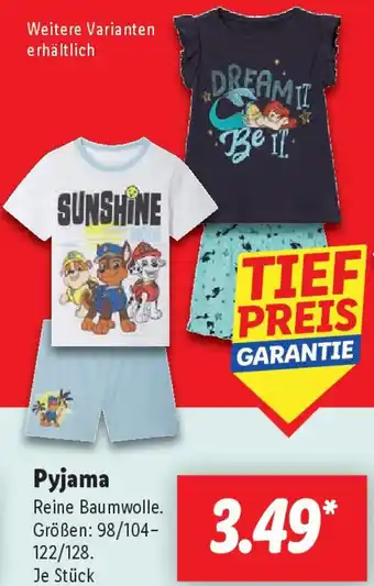 Lidl Pyjama Angebot