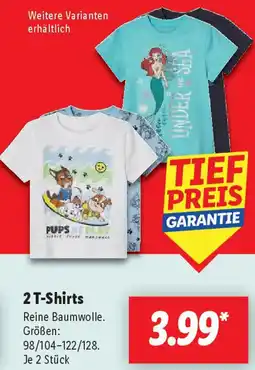 Lidl 2 T-Shirts Angebot
