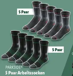 Lidl PARKSIDE 5 Paar Arbeitssocken Angebot
