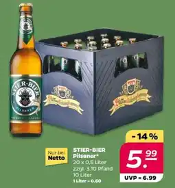 NETTO STIER - BIER Pilsener Angebot