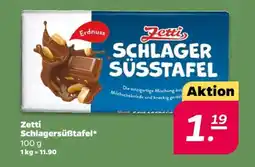 NETTO Zetti Schlagersüßtafel Angebot