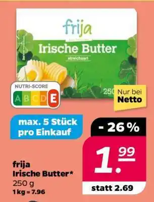 NETTO frija Irische Butter Angebot