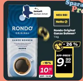 NETTO Rondo Original Ganze Bohnen Angebot