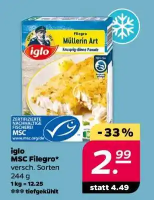 NETTO iglo MSC Filegro Angebot