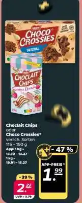 NETTO Choclait Chips oder Choco Crossies Angebot