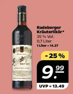 NETTO RADEBERGER Kräuterlikör Angebot