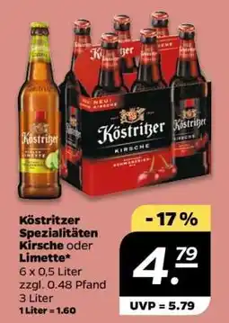 NETTO Köstritzer Spezialitäten Kirsche oder Limette Angebot