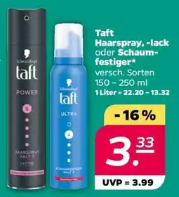 NETTO Taft Haarspray, -lack oder Schaumfestiger Angebot