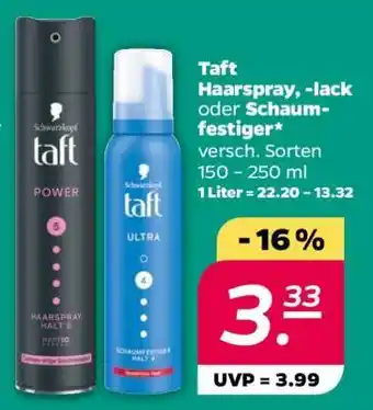 NETTO Taft Haarspray, -lack oder Schaumfestiger Angebot