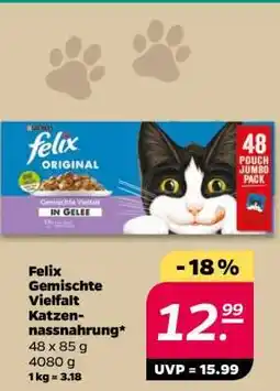 NETTO Felix Gemischte Vielfalt Katzennassnahrung Angebot