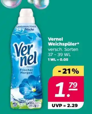 NETTO Vernel Weichspüler Angebot