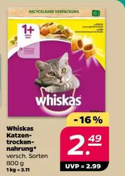 NETTO Whiskas Katzen- trocken- nahrung Angebot