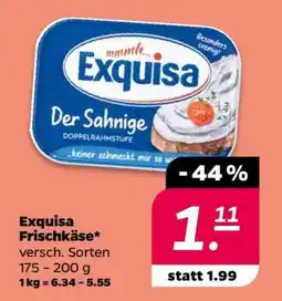 NETTO Exquisa Frischkäse Angebot