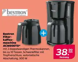 NETTO Bestron Filterkaffeemaschine ACM900TD Angebot